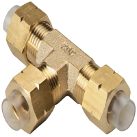 Đầu Nối Khí Ngã 3 - Đồng CDC CUT10x8