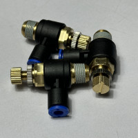 Van Tiết Lưu Khí Nén Phi 4 mm Ren Ngoài 1/8&quot; CDC MSC 0401