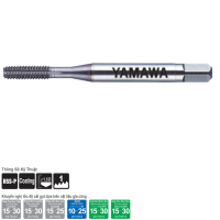 Mũi Taro Nén HSS-P Có Phủ M2.5x0.45 YAMAWA SRZM52.5F1