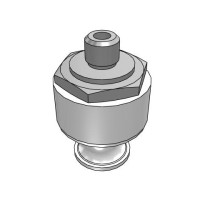 Bộ Nấm Hút Chân Không Có Vít Ren, Silicone, O.D 8 mm, Pisco VP8LS-M4