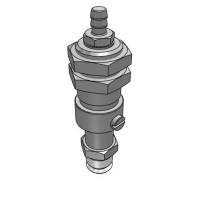 Bộ Nấm Hút Chân Không Và Giá Đỡ, Silicone, O.D 10 mm, Pisco VPC10-10RS-6B