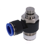 Van Tiết Lưu Khí Nén Inox 303 Pisco SJSC12-04A