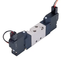 Van Điện Từ Solenoid Pisco SVB15D-SWH-D24 (5 Cổng 2 Vị Trí, Double Solenoid, DC24V, Series 15)