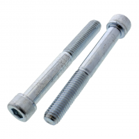 Lục Giác Chìm Đầu Trụ Thép Mạ Kẽm Trắng Cr3+ GR 8 UNC 1/2-13 x 4.1/2 Ren Lửng