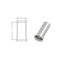 Cosse Pin Rỗng Trần 120mm KST EN120-34