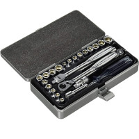 Bộ Đầu Khẩu Và Cần Siết Lực 25 Chi Tiết - 1/4inch TONE S2187C