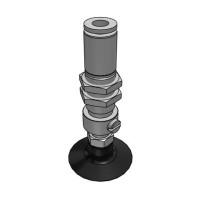 Bộ Nấm Hút Chân Không Và Giá Đỡ, Nitrile,  O.D 20 mm, Pisco VPSC20-3PN-4J