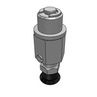 Bộ Nấm Hút Chân Không Và Giá Đỡ, Cao Su Nitrile Dẫn Điện (Điện Trở Thấp), O.D 15 mm, Pisco VPF15RNE