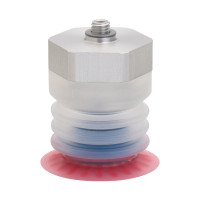 Bộ Nấm Hút Chân Không Và Giá Đỡ Ngành Bao Bì, Silicone, O.D 25 mm, Pisco VPE25PBS23-M6-FF
