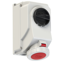 Ổ cắm kèm công tắc PCE 32A-400V-5P-6H-IP67