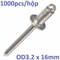 Rivet Nhôm OD3.2x16mm (995-1000pcs)