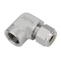 FD-LOK Female Elbow OD 1/8 - 1/8 NPT Tube Fitting -LF-S2-NT2