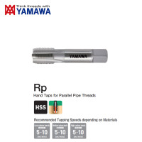 Mũi Taro Tay thẳng ren ống Rp 3/8&#039;&#039;-19 YAMAWA TH2RP06