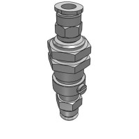 Bộ Nấm Hút Chân Không Và Giá Đỡ, Cao Su Fluoro, O.D 10 mm, Pisco VPC10-6RF-6J