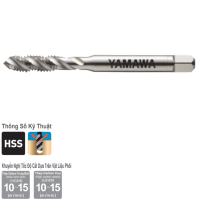 Mũi Taro Xoắn P2 M12x1.75 YAMAWA SNPQ012P