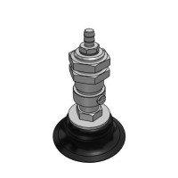 Bộ Nấm Hút Chân Không Và Giá Đỡ, Cao Su Nitrile (NBR), O.D 40 mm, Pisco VPC40-6RN-6B
