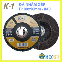Đá Nhám Xếp K1 (Màu Nâu) D100x16mm, #40 N100N