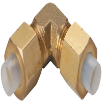 Đầu Nối Khí Cong - Đồng CDC CUL6x4