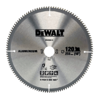 Lưỡi Cắt Nhôm TCT AL 255mm X 30mm X 120T Dewalt DWA03260-B1