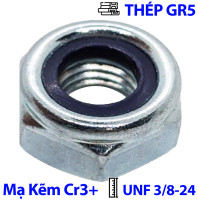 Tán Keo Thép Mạ Kẽm Trắng Cr3+ GR 5 UNF 3/8-24 (NE)
