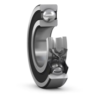 Vòng Bi Cầu Rãnh Sâu SKF 6016-2RS1/C3 (80x125x22) Phốt Cao Su NBR Tiếp Xúc (Hai Bên)