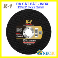 Đá Cắt Sắt, Inox K1 (Màu Đen) 125x2.0x22.2mm C125D