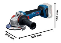 Máy Mài Góc Pin GWS 18V-11 S (100mm) 18V Bosch 06019N40K1  