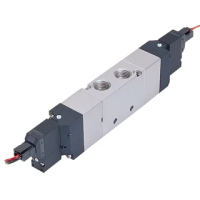 Van Điện Từ Solenoid Pisco SVB22A-LB-D24 (5 Cổng 2 Vị Trí, Closed Center, DC24V, Series 22)