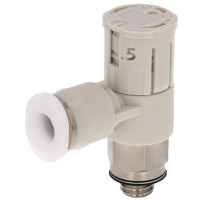 Van Tiết Lưu Khí Nén Loại Khóa Đẩy Có Hiển Thị Chỉ Số Pisco JSGC5/32-M5AW