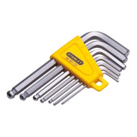 Bộ Cây Vặn Lục Giác Chữ L Đầu Bi 1.5-6mm 7 Chi Tiết Stanley 94-551