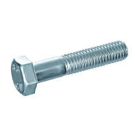 Bulong Mạ Kẽm Trắng Cr3+ 8.8 DIN931 M4x50 Ren Lửng