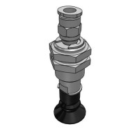 Bộ Nấm Hút Chân Không Và Giá Đỡ, Silicone, O.D 20 mm, Pisco VPHC20-9LBN-6J