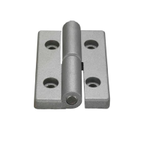 Bản Lề Tháo Rời Phải Nhôm Hợp Kim Sơn Tĩnh Điện Màu Bạc (HHPNRK-S8) L 80 mm