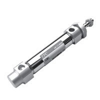 Xi Lanh Khí Nén Tròn TPC Hai Tác Động Giảm Chấn Cao Su AXE20-100