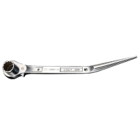 Cờ Lê 2 Đầu Tuýp Đuôi Chuột Cong Không Gỉ 17x21 mm Top Kogyo SRM-17X21BT