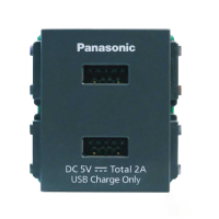 Ổ Cắm USB 3A Panasonic WEF11821H Dòng Wide