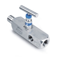 FD-LOK Gauge Valve  1/2&quot;NPT Female x Male SS-GV-M8-F8 