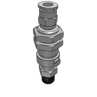 Bộ Nấm Hút Chân Không Và Giá Đỡ, Silicone Dẫn Điện, O.D 10 mm, Pisco VPC10-6RSE-6J