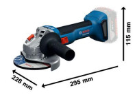 Máy Mài Góc Dùng Pin GWS 18V-8 (SOLO) 100mm 18V Bosch 06019N90K0  