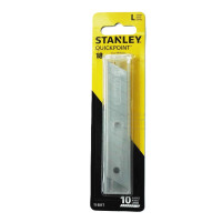 Lưỡi Dao Rọc Giấy Thẳng  18mm Stanley 11-301H (10lưỡi/hộp)