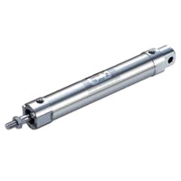 Xilanh Khí Nén Tròn Inox Ø32x200 SMC Tác Động Kép CG5BA32SV-200