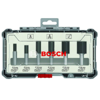 Bộ mũi phay thẳng 6 chi tiết Bosch 2607017467