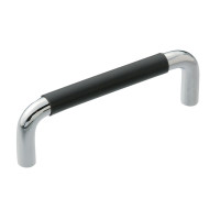 Tay Nắm Cửa Chữ U Thép Mạ Chrome Phủ Cao Su  Phi 10 mm x L 125 mm (UWANL10-125-27)