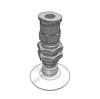 Bộ Nấm Hút Chân Không Và Giá Đỡ, Silicone,  O.D 20 mm, Pisco VPA20PS-4J