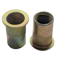 Tán Rút (Nutsert) Thép Mạ Kẽm 7 Màu UNC 1/4-20