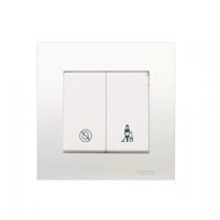 Bộ Công Tắc Không Làm Phiền Xin Dọn Phòng Màu Trắng Kb32Sdc_We_G19 Vivace Schneider