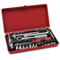 Bộ Đầu Tuýp 34 Chi Tiết 1/4Inch Asahi SD2340