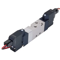 Van Điện Từ Solenoid Pisco SVB15P-LW-A200 (5 Cổng 3 Vị Trí, Pressure Center, AC200V, Series 15)