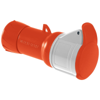 Ống nối di động màu đỏ Schneider 16A-400V-4P-IP44