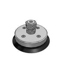 Bộ Nấm Hút Chân Không Và Giá Đỡ, Cao Su Nitrile (NBR), O.D 100 mm, Pisco VPA100RN-G1